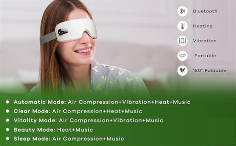 Soletal Eye Massager: Revitalize with Heat, Bluetooth Music ...