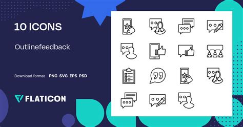 Outlinefeedback Icon Pack | Outline | 10 .SVG Icons