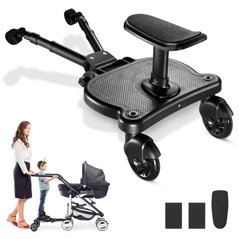 Amazon.com : Universal Stroller Board with Replaceable Seat, 2 in 1 Sit ...