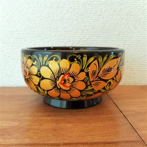 【X020】北欧ロシア雑貨 伝統工芸品 煎餅・お菓子入れ | 中島雑貨 -ロシア直輸入販売-