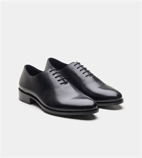 Fine Leather Craftsmanship - Goodyear Welted Black Wholecut Oxfords ...