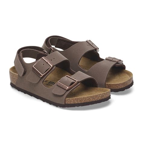 Milano AS Kids Birko-Flor Nubuck Mocca | BIRKENSTOCK
