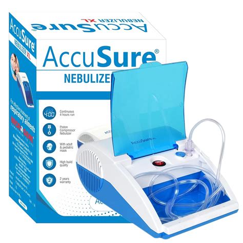 AccuSure Compressor Nebulizer Machine for Kids & Adults