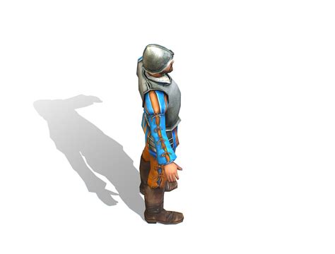 3D model Old Man Spanish Canquistador Officer VR / AR / low-poly | CGTrader