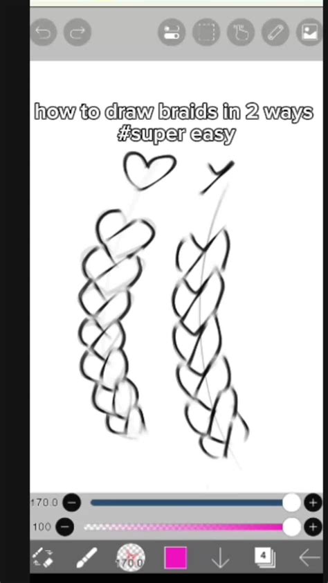Image result for Braid Drawing Tutorial