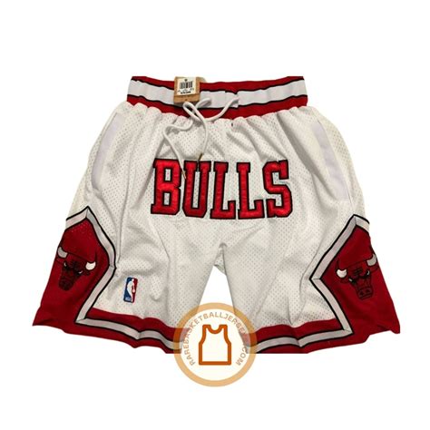 Chicago Bulls 1997-1998 NBA Finals White Just Don Shorts - Rare ...
