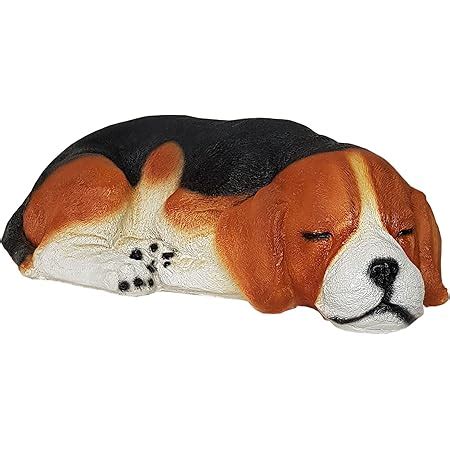 Buy Wonderland Garden Arts & Craft Resin Beagle Dog Sleeping Statue, 7 ...