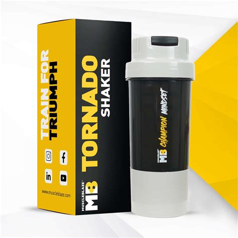 Buy MUSCLEBLAZE COMPACT SHAKER, PROTEIN SHAKER BOTTLE, GYM SHAKER, 100% ...