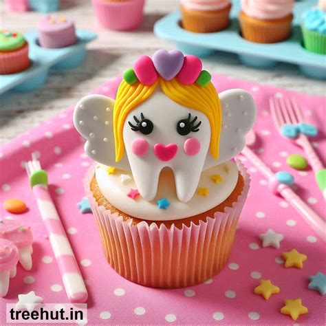 Tooth Fairy Cupcake Ideas, Mini Cake Ideas, Cake Decoration Ideas