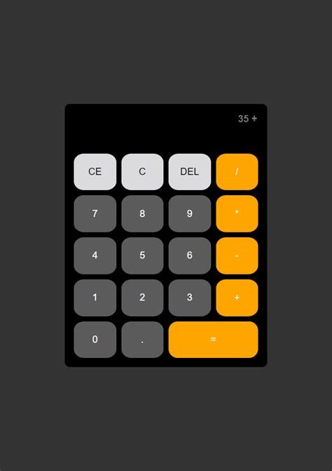 Calculadora HTML/JavaScript 的图像结果
