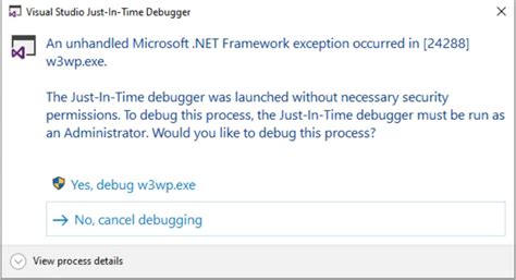 Image result for jitDebugging True Configuration