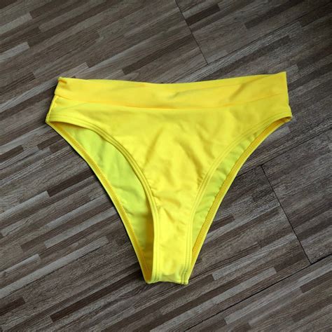 Women yellow bikini, Women's Fashion, Swimwear, Bikinis & Swimsuits on ...