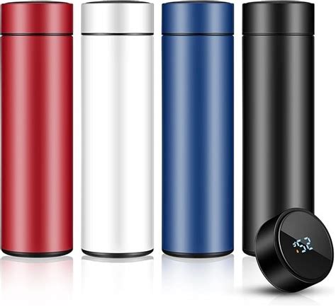 MADRIC 4 PCS Grade Stainless Steel Sports Water Bottle with LED ...