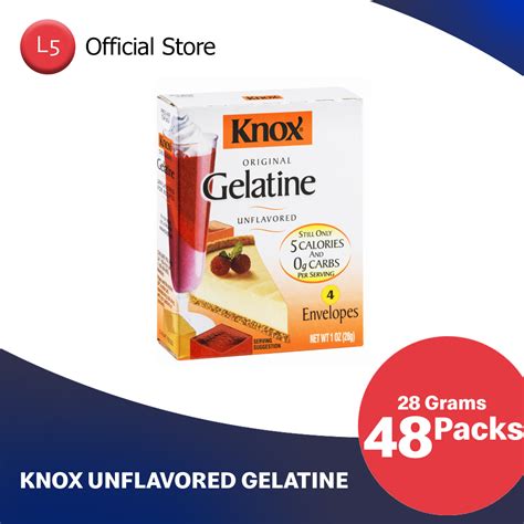 Knox Unflavored Gelatin (1oz) x 48 - Level Five