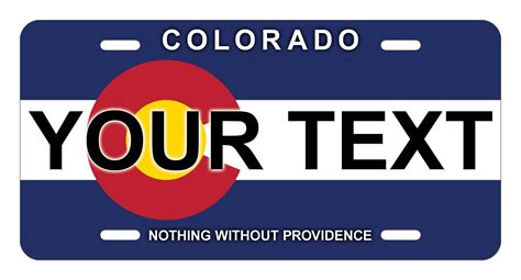 Curb-N-Sign® Custom License Plate, Made in USA Aluminum Composite Material Personalized License ...