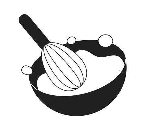 Mixing Bowl Clipart Black And White