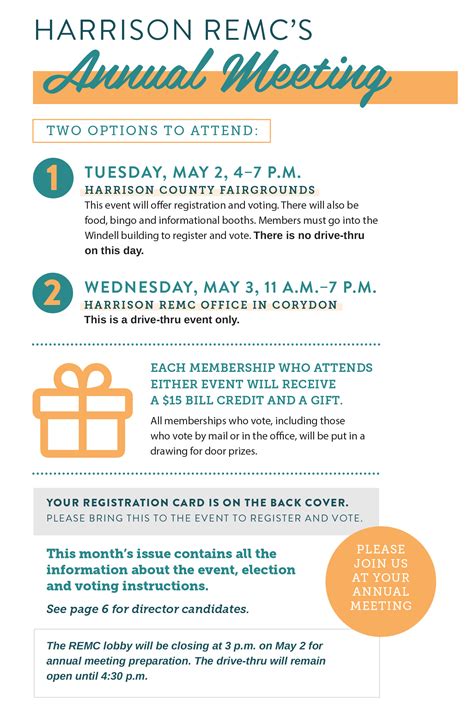 See you at the Harrison REMC Annual Meeting - Indiana Connection