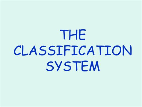 Image result for Classification System Latin