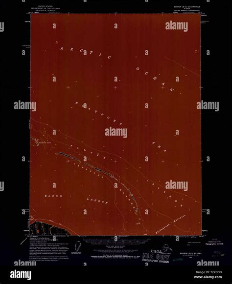 Map of alaska barrow hi-res stock photography and images - Alamy