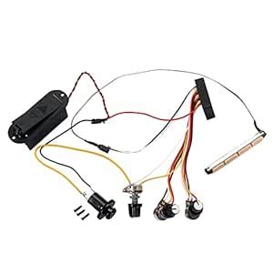 BNF® 3 Band Active Guitar Eq Equalizer Preamp Pickup Circuit Harness ...