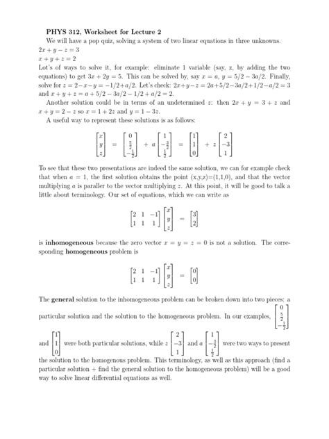 Image result for Matrix Algebra Worksheet