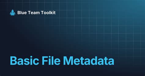 Image result for Handling Meta File Explained