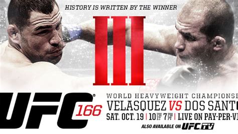 Watch UFC 166 online stream tonight: Live video feed/PPV details, start ...