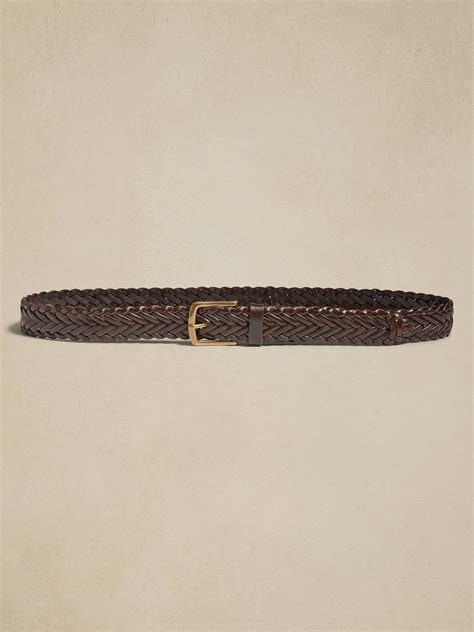 Tamalpais Braided Leather Belt | Banana Republic