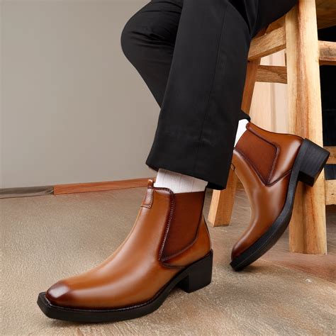 Men's 2 Inches Stylish Height Lifting Boots – BxxyShoes