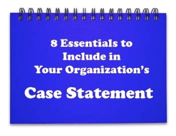 Image result for Case Statement Organization Example