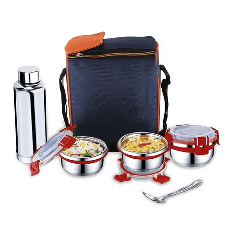 Buy ONETECH Stainless Steel Lunch Box Set Family Series 3 Containers ...