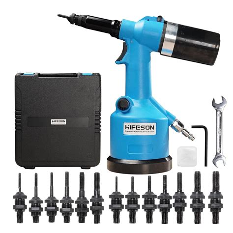 HIFESON Heavy Duty Air Hydraulic Rivet Nut Tool, Pneumatic Riveter ...