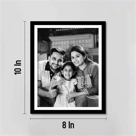 Personalised Photo Frames White Wall Frames 8x10 Inch | Nutcase India