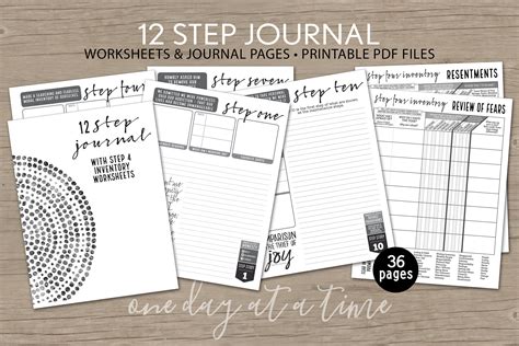 12 step worksheets - Worksheets Library