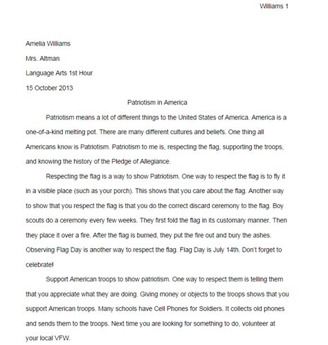 MLA Format - Mrs. Altman's Class