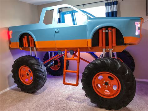 Toddler Monster Truck Bed Frame at Claire James blog