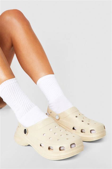 Chunky Platform Slingback Vented Mules | boohoo USA