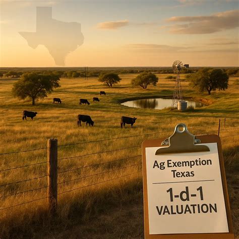 Ag exemption Texas - reduce your property taxes legally