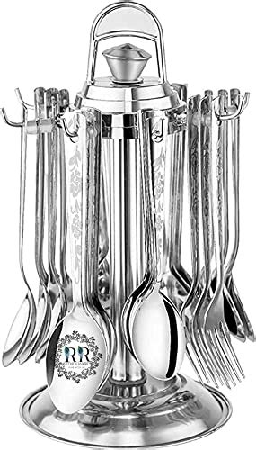 RR KITCHENWARES™ Premium Stainless Steel Cutlery Set - Set of 25 ...
