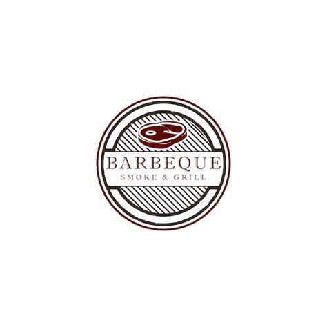 Barbecue-Logo-Design-Illustration | Premium Vektor