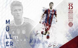 Thomas Muller Footballer Wall Poster For Room With Gloss Lamination M10 ...