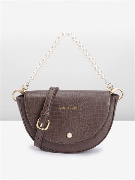 Van Heusen Animal Textured Half Moon Satchel - Price History