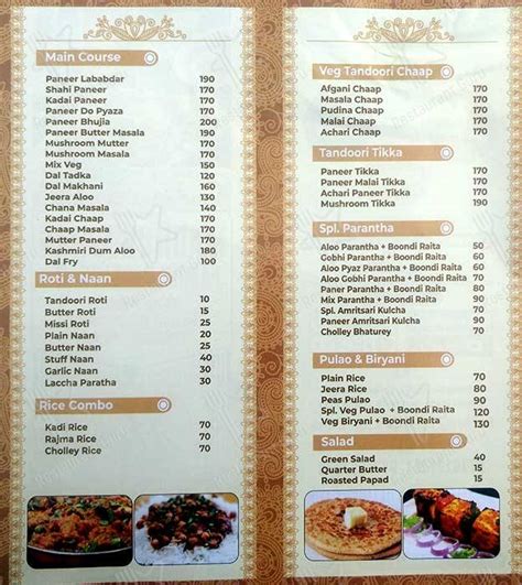 Menu at Madhusudan Restaurant and Sweets, Noida