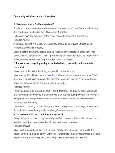 Image result for PSW Interview Tips