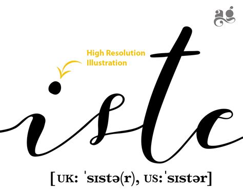 Buy Gifts for Sister, Printable Sister Quote Word Definition Poster ...