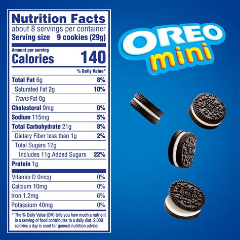 Oreo Mini Bites Nutrition Facts | Besto Blog