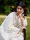 Mulmul Cotton Purvayi Off White Kurta with Mulmul Cotton Purvayi Off W