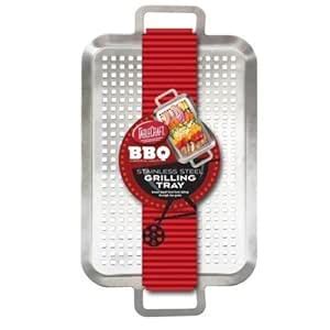 Buy TableCraft BBQ1710 BBQ Rectangular 17-Inch Grilling Tray Stainless ...