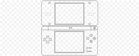 (Ftu) Plantilla Nintendo Ds Lite png | Klipartz