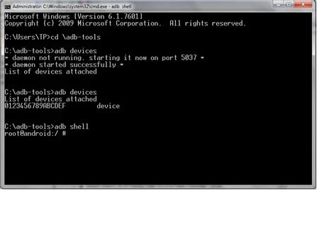 Command-Prompt Adb Shell 的图像结果